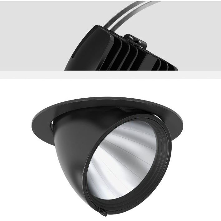 RZB - Downlight/Strahler/Flutlicht LED-Einbaustrahler 911593.003.1 940, schwarz