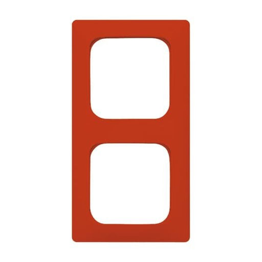 Busch-Jaeger - Abdeckrahmen Rahmen 2-fach 2512-217K-103 rot − 1 Stück by Busch-Jaeger

