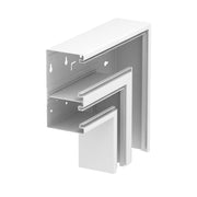 OBO Bettermann - Flachwinkel für Geräteeinbaukanal Flachwinkel GS-DFF90170RW fallend asymmetrisch