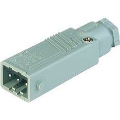Hirschmann ICON - Rundsteckverbinder, feldkonfektionierbar (Industriesteckverbinder) Stecker STAS 3 N gr