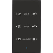 Berker - Bussystem-Tastsensor Glas-Sensor 3fach 75143935 schwarz