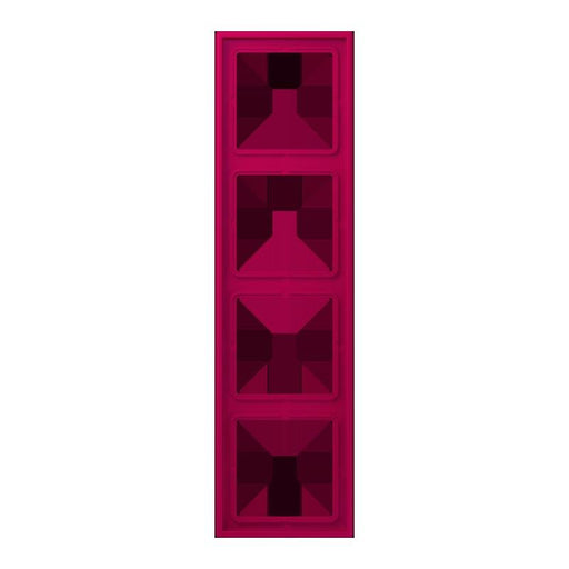 Jung - Abdeckrahmen Rahmen 4-fach LC 984 230 rouge rubia