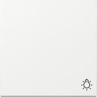 Gira - Abdeckung/Bedienelement für Installationsschalterprogramme Wippe Symb. Licht 328503 Reinweiß