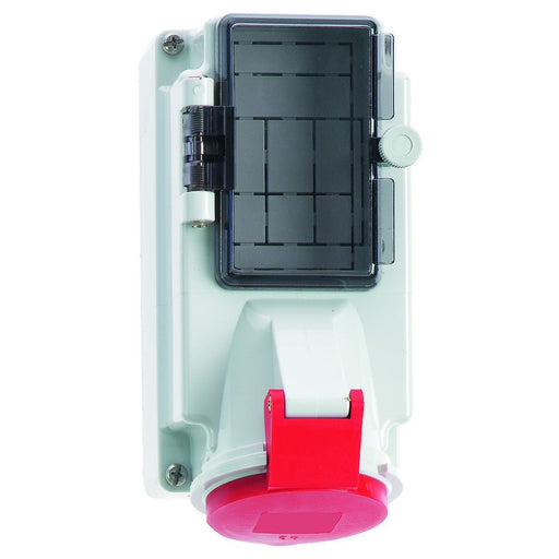Bals Elektrotech - CEE-Steckdose abschaltbar, abgesichert (IEC 60309) Wandsteckdose abgesichert 15059 16A 5p 400V 6h IP44