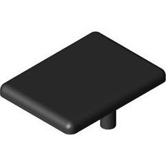 Item - Schutzkappe/Abdeckung für Stiel/Profilschiene Winkel-Abdeckkappe 0.0.425.04 20x20 schwarz − 1 Stück by Item
