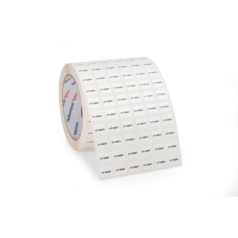 HellermannTyton - Kennzeichnungsmaterial Etiketten TAG64TD1-1206-WH 88,9x36,5mm