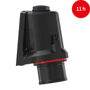 Walther Werke - CEE-Gerätestecker (IEC 60309) CEE NEO Phasenwender FW710511PH schräg 16A5P11h IP54 − 10 Stück