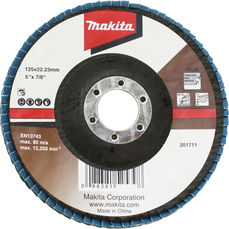 Makita - Trenn-/Schleifscheibe Fächerschleifscheibe D-63797 125mm Z60