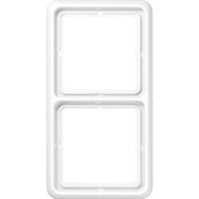 Jung - Abdeckrahmen Rahmen 2-fach aws CD 582 WW waage/senkrecht