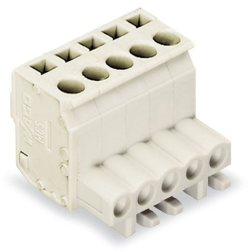WAGO - Kabelsteckverbinder für Leiterplattensteckverbinder 1-Leiter Federleiste 722-110/026-000 CAGECLAMP 2,5mm²,lgr − 50 Stück