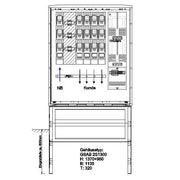GSAB Elektrotechnik - Zähler-Komplettschrank Wandlermessung 04.W250.001E1A4 N-ergie 250A