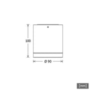 LTS Licht&Leuchten - Downlight/Strahler/Flutlicht LED-Anbaudownlight BTNM 101.30.55 sw 830
