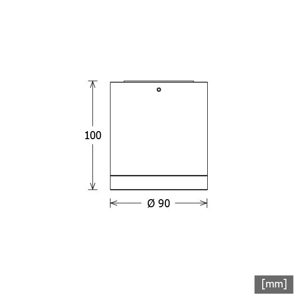 LTS Licht&Leuchten - Downlight/Strahler/Flutlicht LED-Anbaudownlight BTNM 101.30.55 sw 830