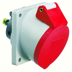 Bals Elektrotech - CEE-Anbausteckdose (IEC 60309) Anbausteckdose geneigt 16A 12735 4p 400V 6h IP44