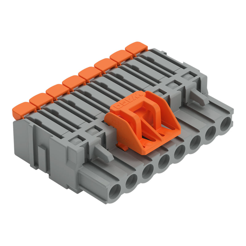 WAGO - Kabelsteckverbinder für Leiterplattensteckverbinder 1-Leiter-Federleiste 2231-1108/328-000 Push-in CAGECLAMP,gr − 50 Stück