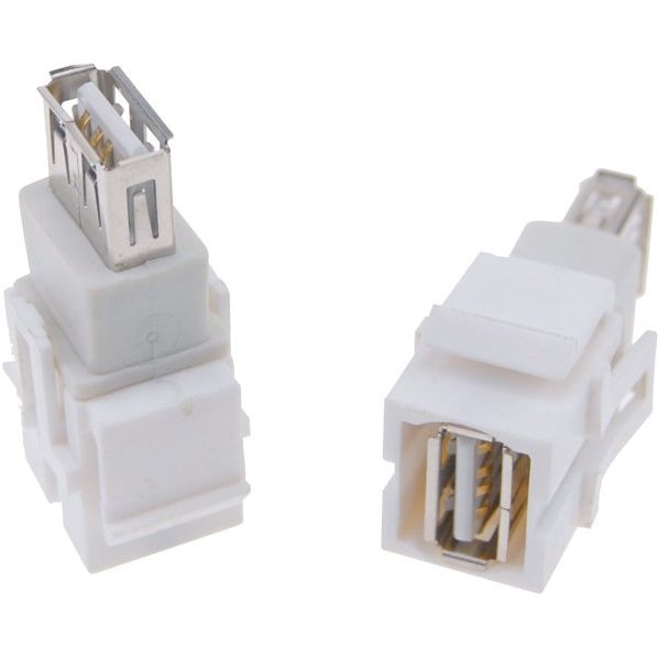 Peha - Einsatz/Abdeckung für Kommunikationstechnik Keystone USB 2.0 D 1951.02 USB 2.0 reinweiß