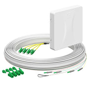 Kaiser - Kommunikationsanschlussdose LWL Teilnehmeranschluss Gf-TA 4252081 4xF LC/APC DX L=100m
