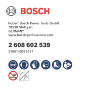 Bosch - Trenn-/Schleifscheibe Diamanttrennscheibe 2608602539 Standard for Ceramic