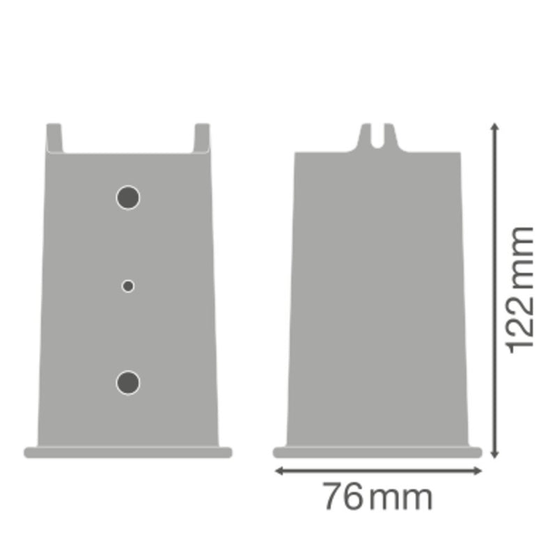 Ledvance - Mechanisches Zubehör/Ersatzteile für Leuchten Reduzierstück 60 auf 42mm SLFLEXREDUCT60TO42MM