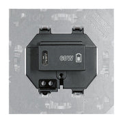 Jung - USB-Spannungsversorgung USB-Ladegerät PD USB PD60 C SW 1xTyp C, schwarz