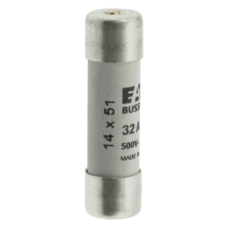 Eaton - Zylindrische Sicherung Sicherungseinsatz Nieders. CYL GG 14,#C14G32S 32A AC 500V 120kA − 10 Stück