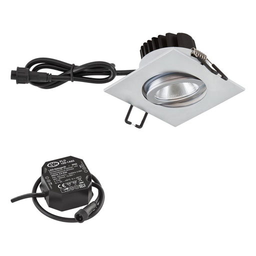 EVN Lichttechnik - Downlight/Strahler/Flutlicht P-LED Deckeneinbauleuchte PC654N61502 3000K IP65 230Vch/mt