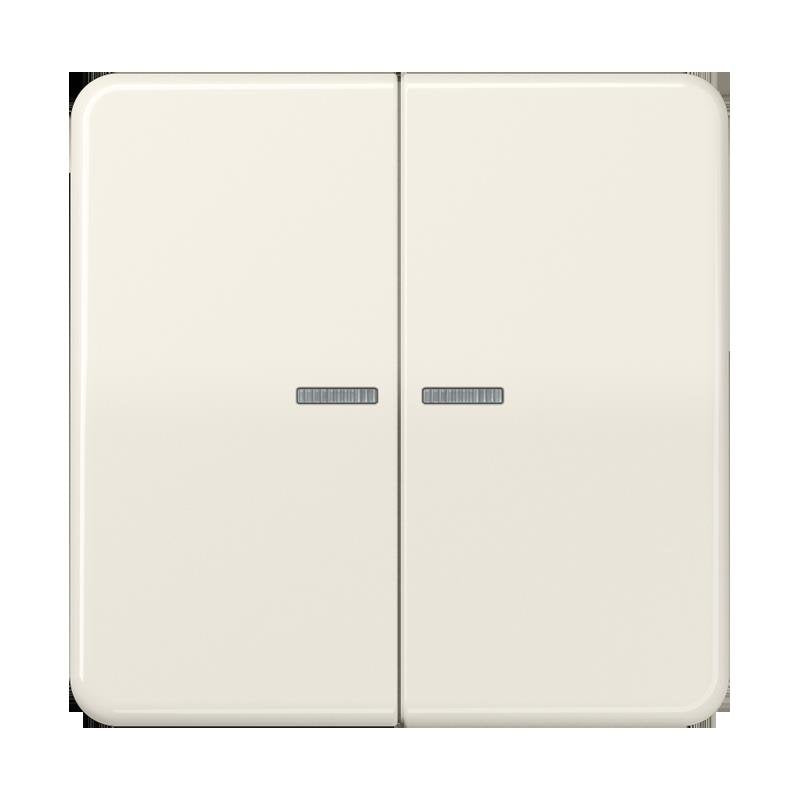 Jung - Bedienelement intelligent Taster 2fach BT CD 17102 JUNG HOME