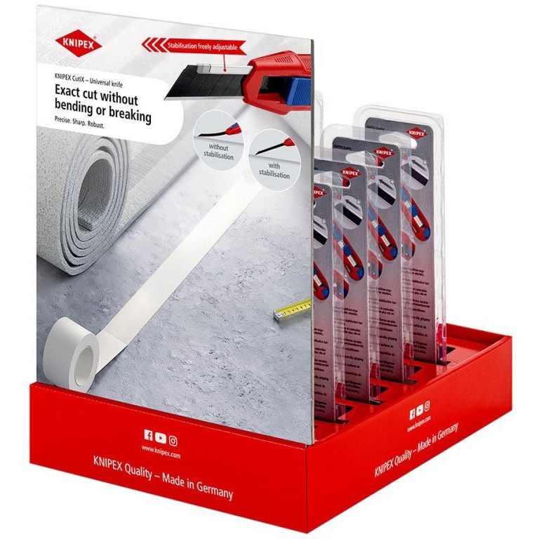 Knipex - Verkaufsständer Thekendisplay 00 18 01 V44 10x 90 10 165 BK