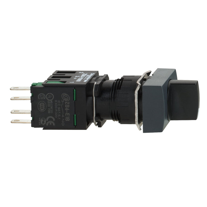 Schneider Electric - Wahlschalter, Komplettgerät Wahlschalter XB6DD221B 2-Stell., 1S