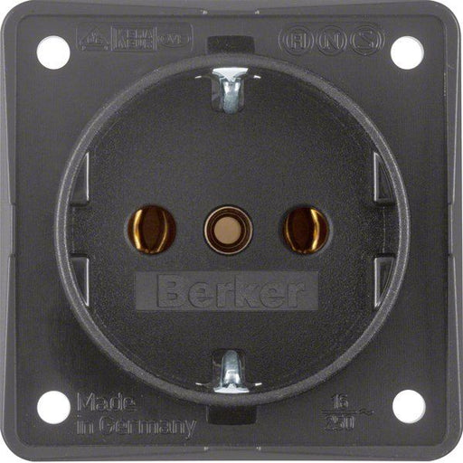 Berker - Steckdose Schuko-Steckd.anth 941852505 m.Schraubklemmen