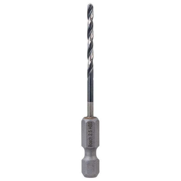 Bosch - Bohrer HSS Spiralbohrer mit 2608577047 Sechskantschaft 2,5