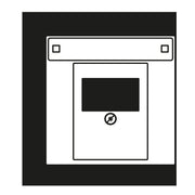 Jung - Einsatz/Abdeckung für Kommunikationstechnik Abdeckung Schriftfeld eds ES 2969 T NA für TAE-Dose