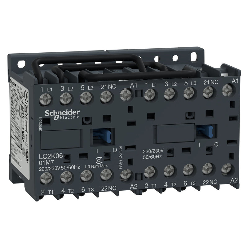 Schneider Electric - Schützkombination Wendeschütz LC2K0601P7 230V 50/60HZ