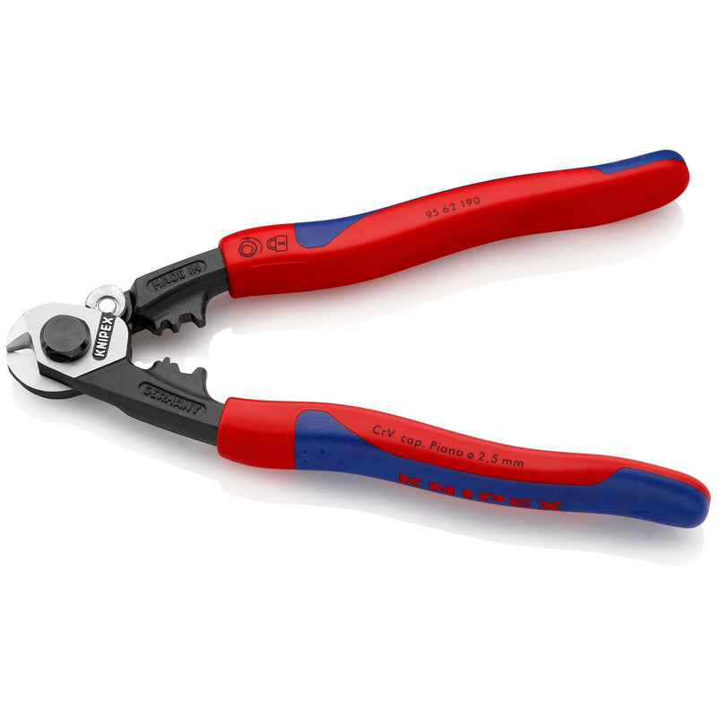 Knipex - Kabelschere Drahtseilschere 95 62 190 SB 190mm