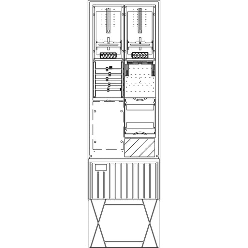 Elsta Mosdorfer - Zähler-Komplettschrank Zähleranschlusssäule ZS342.N2.12 A340 N2 2Z 3.HZ 12TE