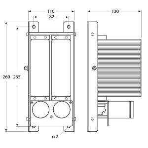 Turck - Rundsteckverbinder, feldkonfektionierbar (Industriesteckverbinder) Baugruppenträger MT-PPS