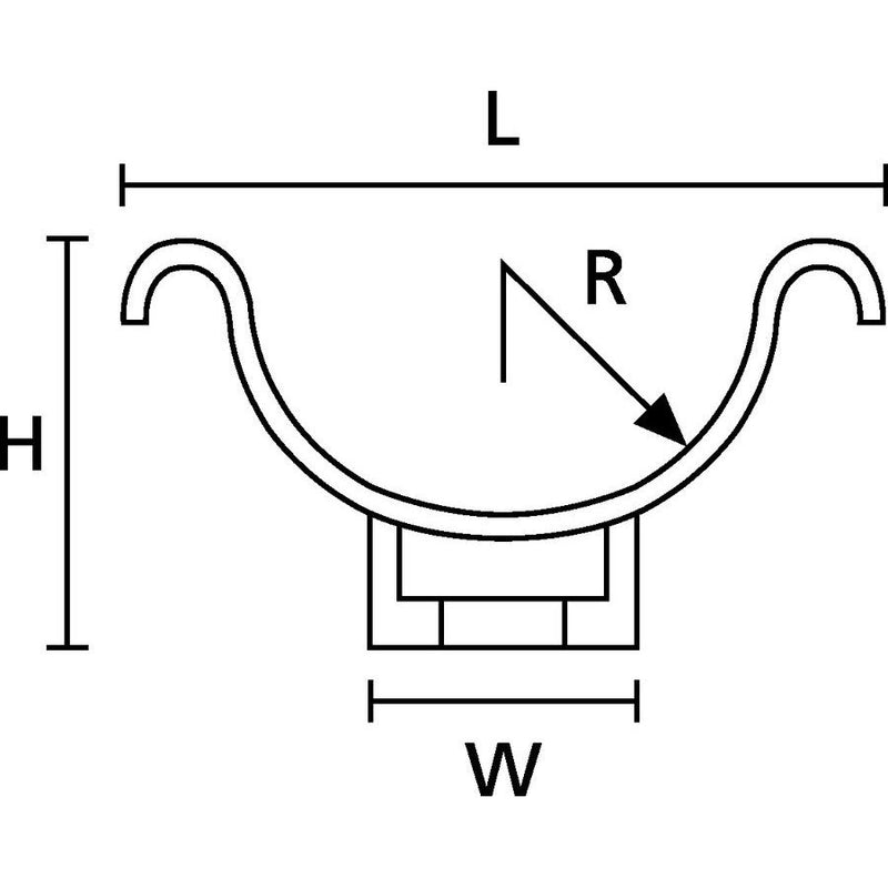 HellermannTyton - Befestigungsschelle für Kabel/Rohre Befestigungsschelle C3-N66-BK-C1 L=35mm B=15,9mm − 100 Stück