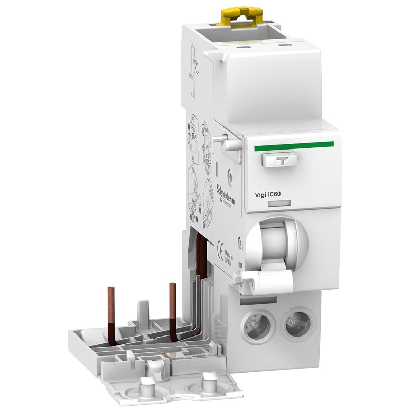 Schneider Electric - Fehlerstromschutzblock FI-Block Vigi iC60L A9V61225 25A, 30mA, Typ A, SI