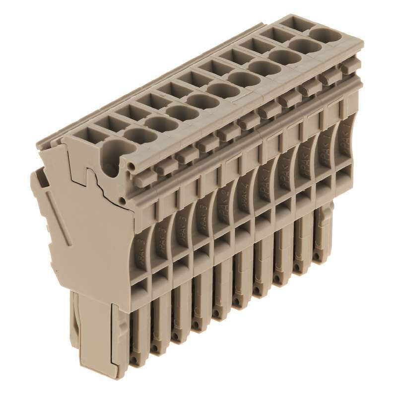 Weidmüller - Zubehör/Ersatzteile für Klemmen Stecker ZP 2.5/1AN/QV/11 Steckanschl.,2.5mm² − 20 Stück