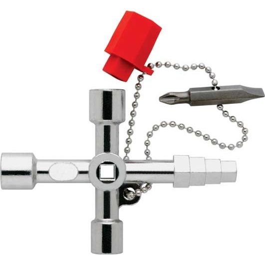 Klauke - Mastschlüssel KL 505 mit Kette + Adapter