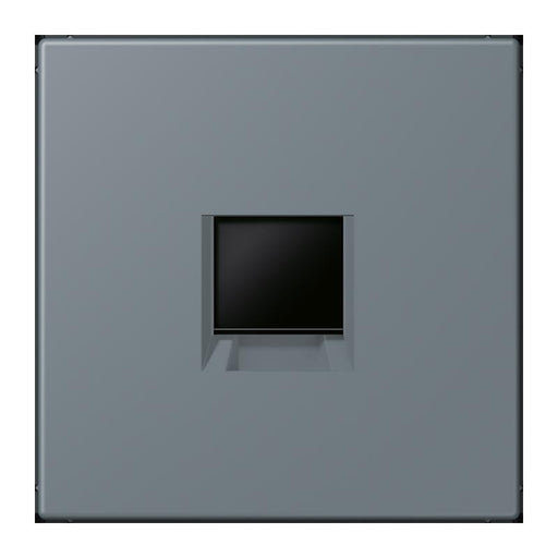 Jung - Einsatz/Abdeckung für Kommunikationstechnik Abdeckung (gerastet) LC 1969-1 WE 251 gris 59 (4320H)