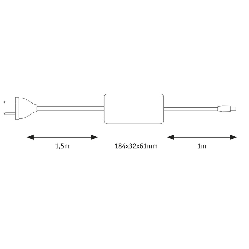 Paulmann - Zubehör/Ersatzteile für Lichtschlauch/-band Betriebsgerät 798.30