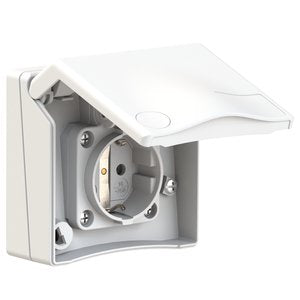 Bals Elektrotech - Schutzkontakt-Anbausteckdose Schutzkontakt-Anbausteckd. 71010 16A 2p+E IP44 de