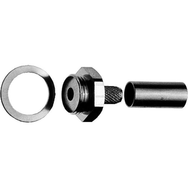 Telegärtner - Koax-Steckverbinder Kabelabfang CR TA 100021342 RG-223/U − 5 Stück
