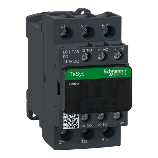 Schneider Electric - Leistungsschütz zum Schalten von Wechselstrom Leistungsschütz LC1D38FD 3-polig, 1S, 1Ö