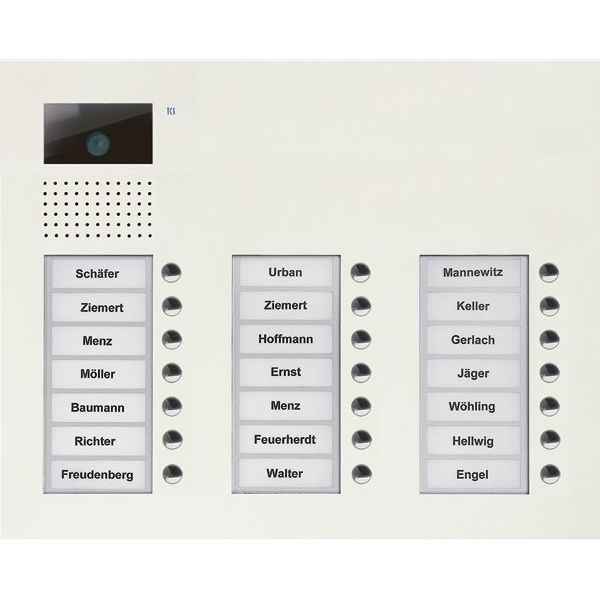 TCS Tür Control - Türstation für Türkommunikation Video color Außenstation V AVU16210-0019 PUK 21 Tasten 3-spal − 1 Stück