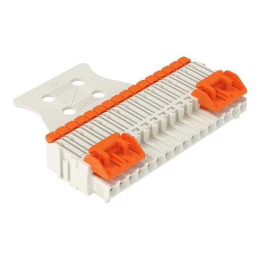 WAGO - Kabelsteckverbinder für Leiterplattensteckverbinder 1-Leiter-Federleiste,Hebel 27341116329000336000 PushinCAGECLAMP,lgr − 25 Stück