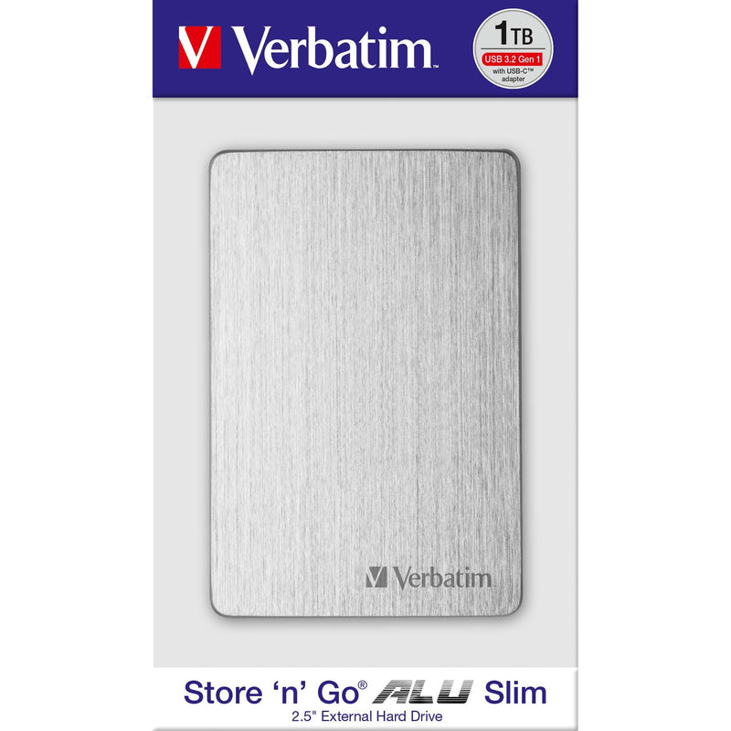 Verbatim - Speichermedium digital Festplatte 1TB USB3.2 53663 si Extern,6,35cm(2,5Z) − 4 Stück