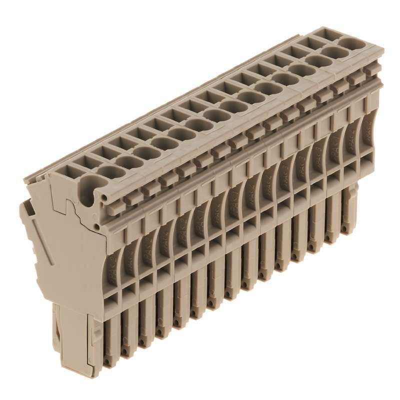 Weidmüller - Zubehör/Ersatzteile für Klemmen Stecker ZP 2.5/1AN/QV/16 Federanschl.,2.5mm² − 10 Stück