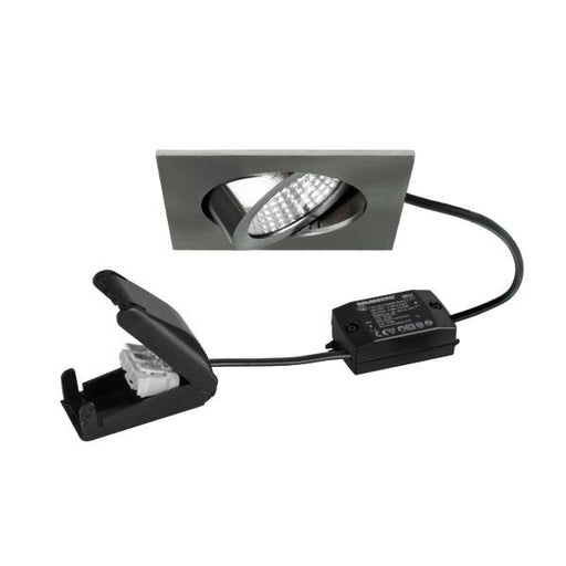 Brumberg Leuchten - Downlight/Strahler/Flutlicht LED-Einbaustrahler 230V 38465153 3000K, nickel